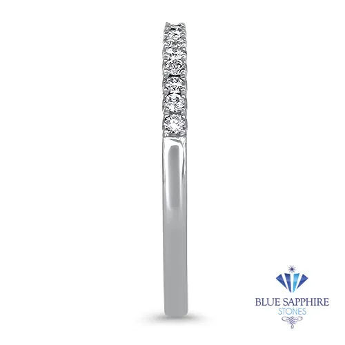 0.20ctw Diamond Half Eternity Band in 18K White Gold