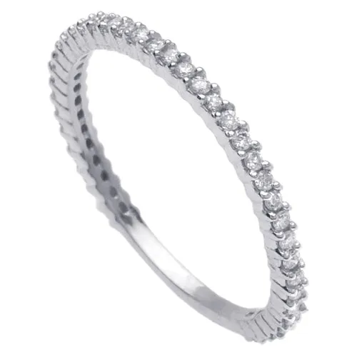 0.30ct 14K or 18K White Gold Diamond Ring
