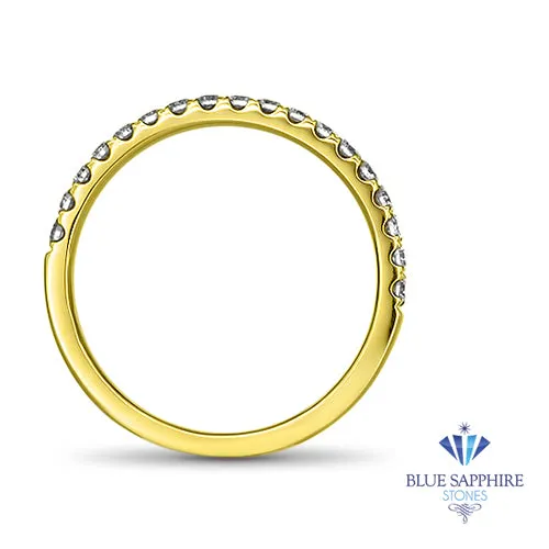 0.35ctw Diamond Half Eternity Band in 18K Yellow Gold
