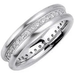 0.52ct 14K or 18K White Gold Diamond Ring