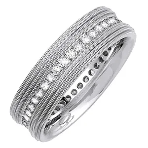 0.63ct 14K or 18K White Gold Diamond Ring