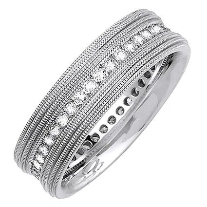 0.63ct 14K or 18K White Gold Diamond Ring