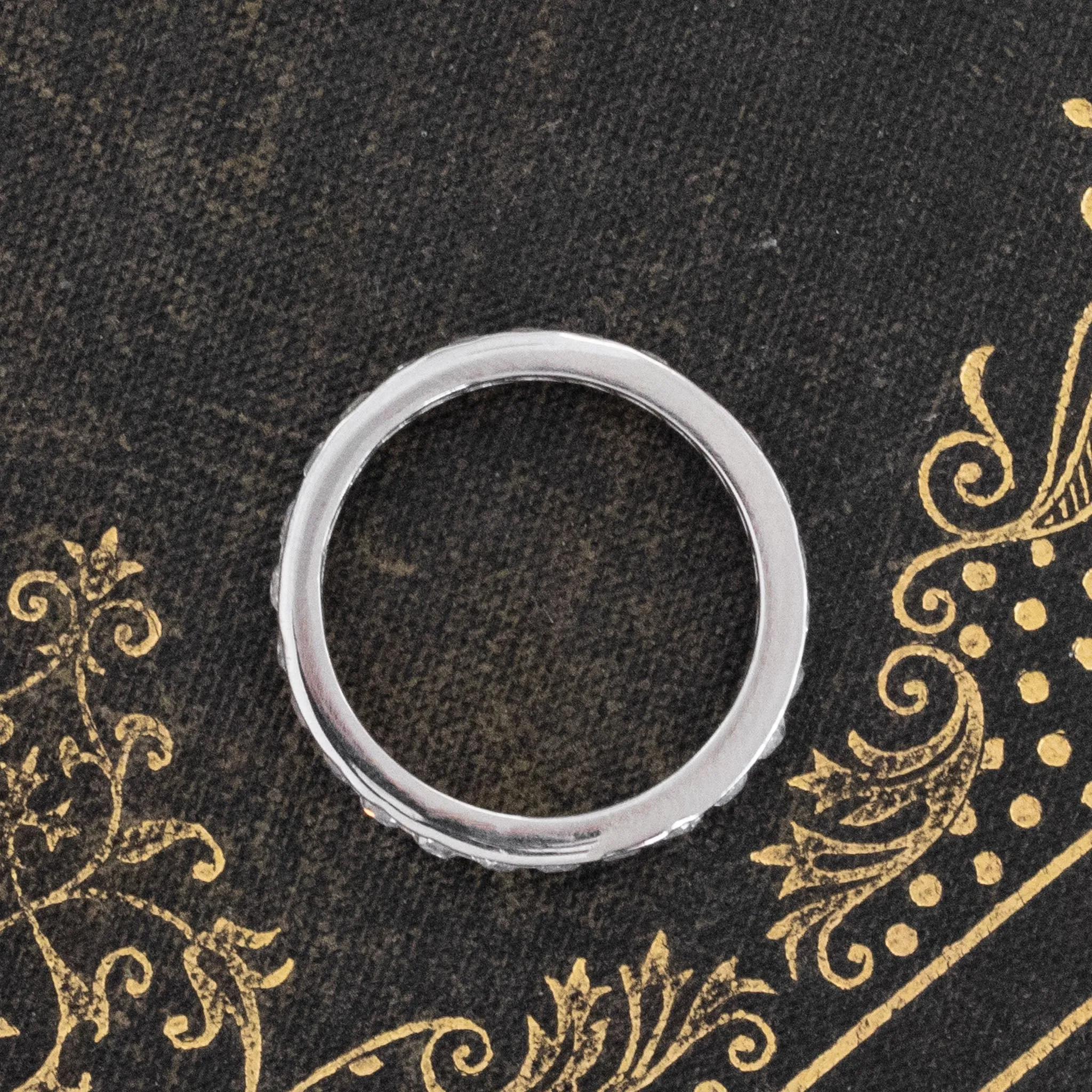 1.00ctw Vintage Old Cut Diamond Eternity Band