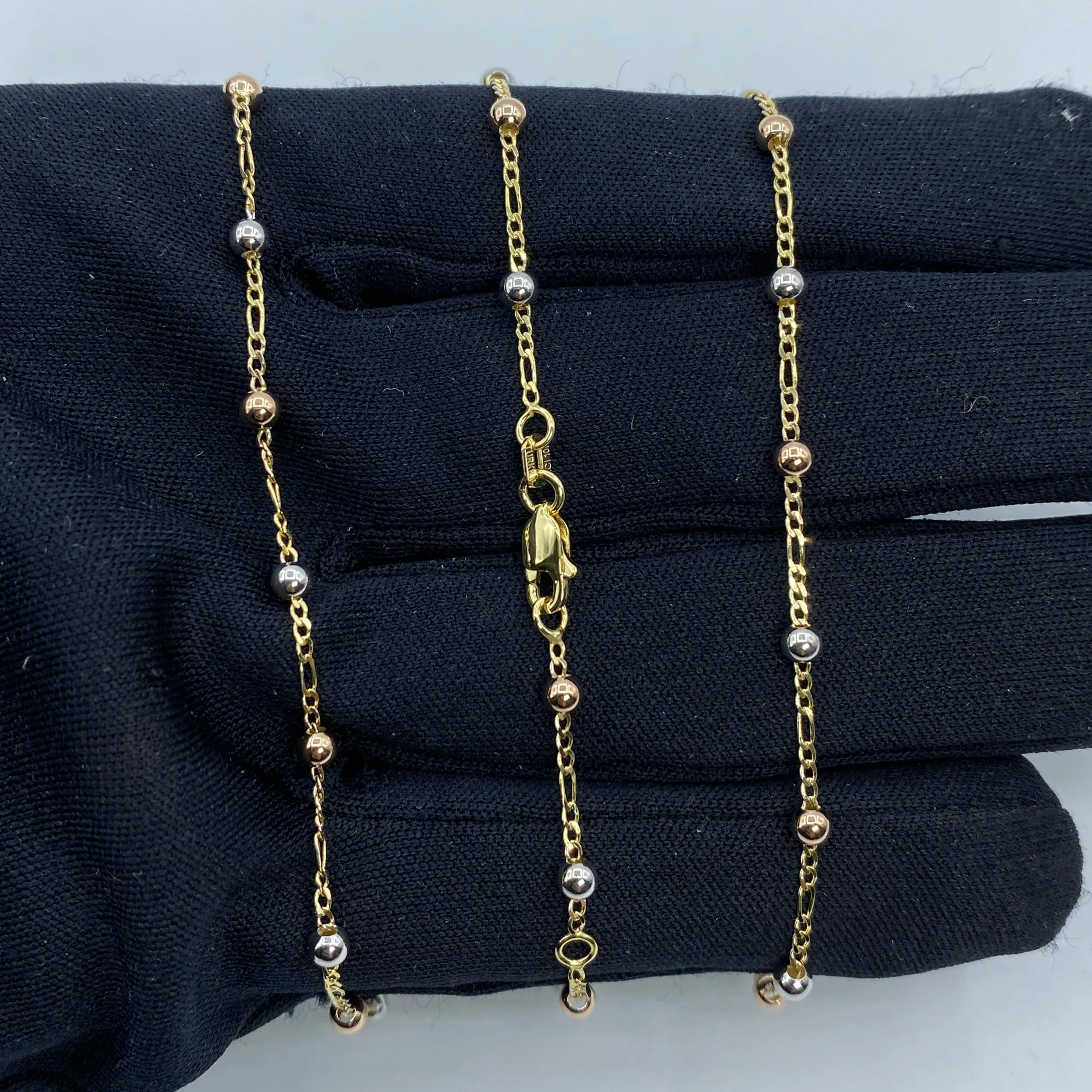 10K Ball Anklet