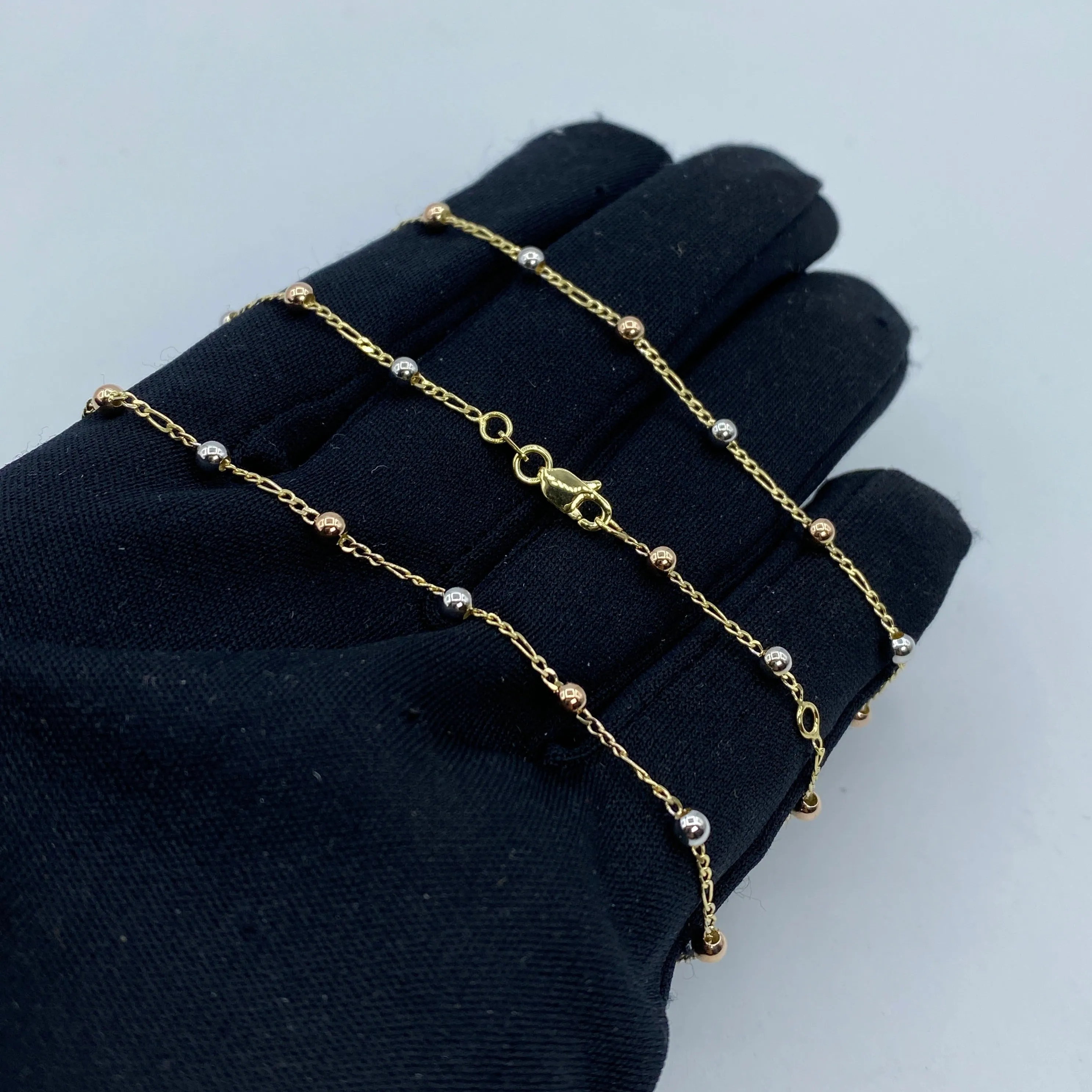 10K Ball Anklet