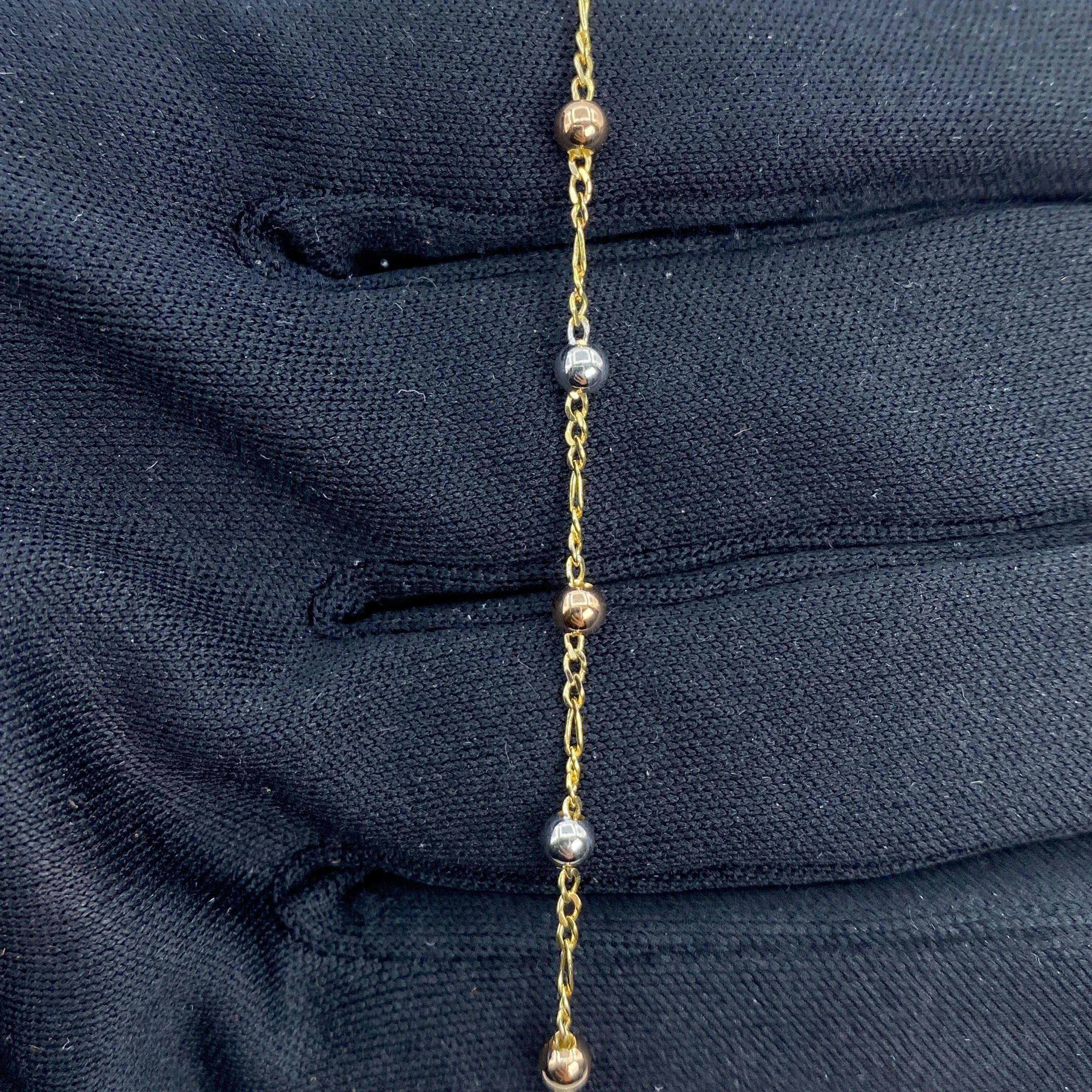 10K Ball Anklet