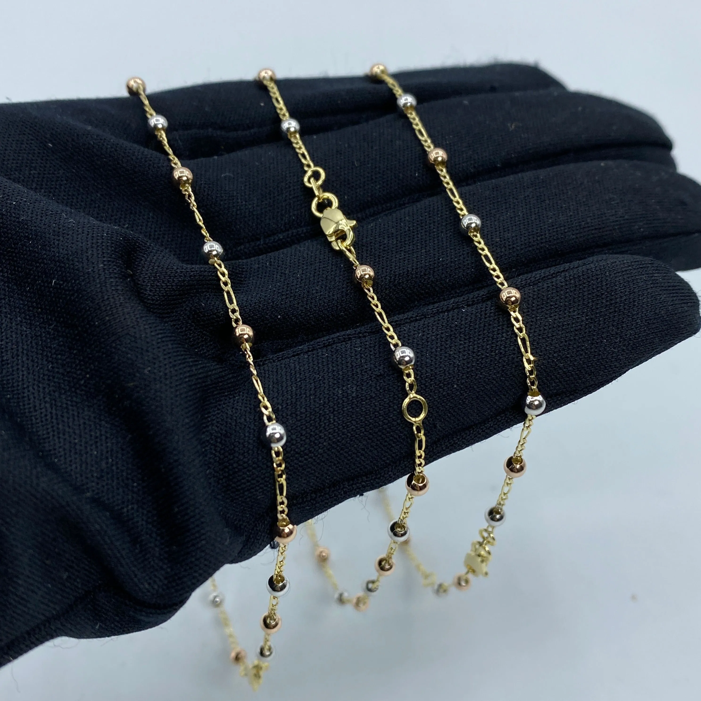 10K Ball Anklet