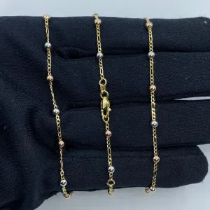 10K Ball Anklet