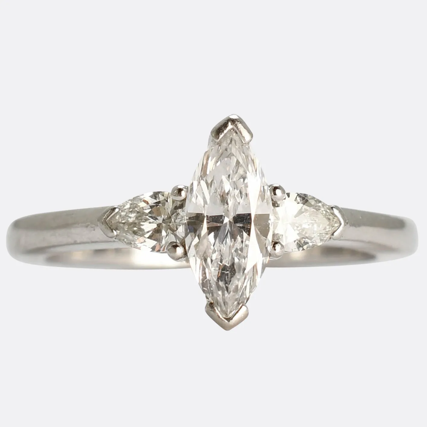 1.20ct Marquise Diamond Engagement Ring