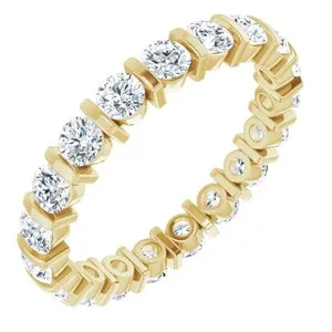 14K Yellow 1 3/4 Diamond Eternity Band