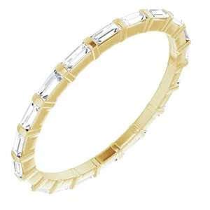 14K Yellow 3/8 CTW Diamond Eternity Band