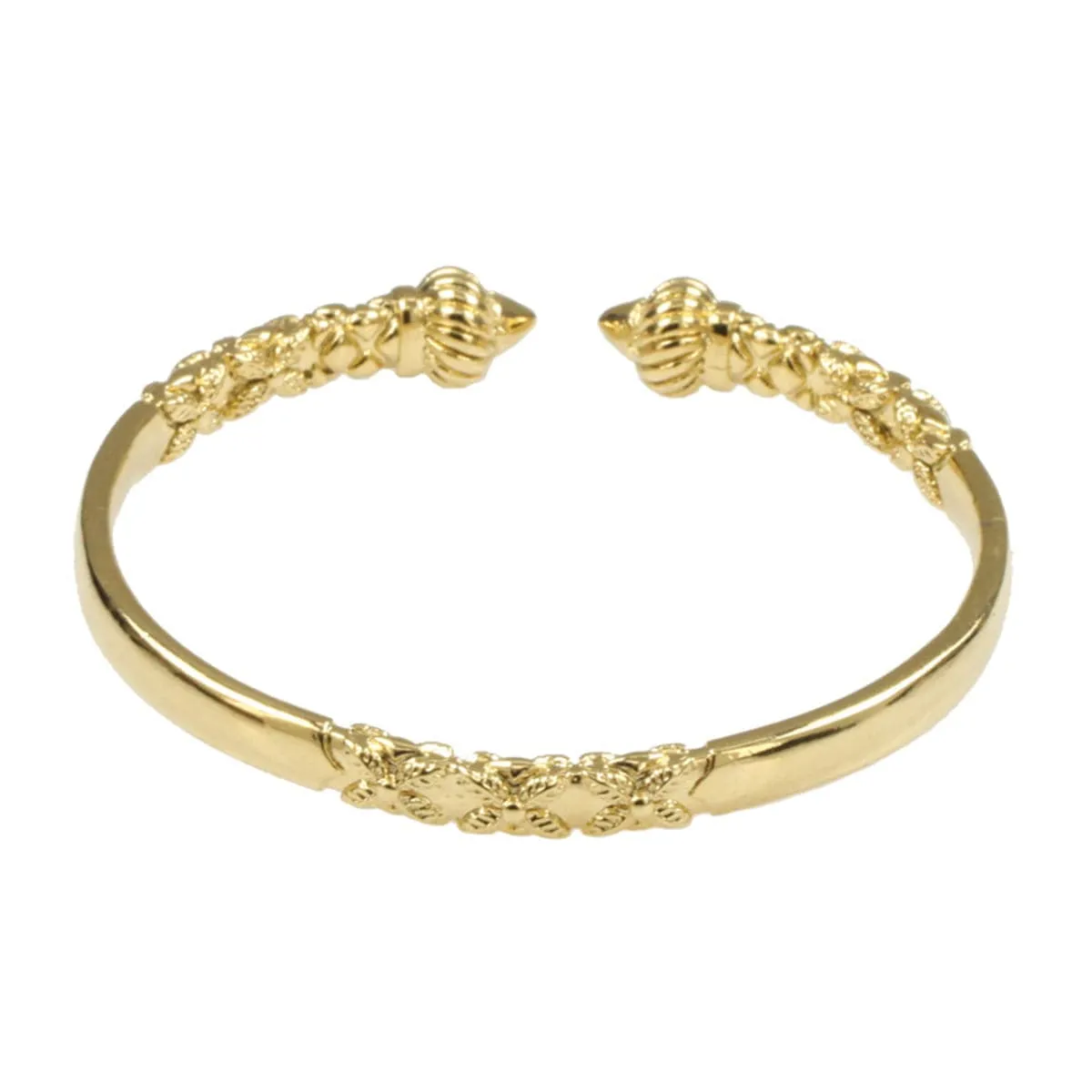 18K Gold-Plated Pumpkin Cuff