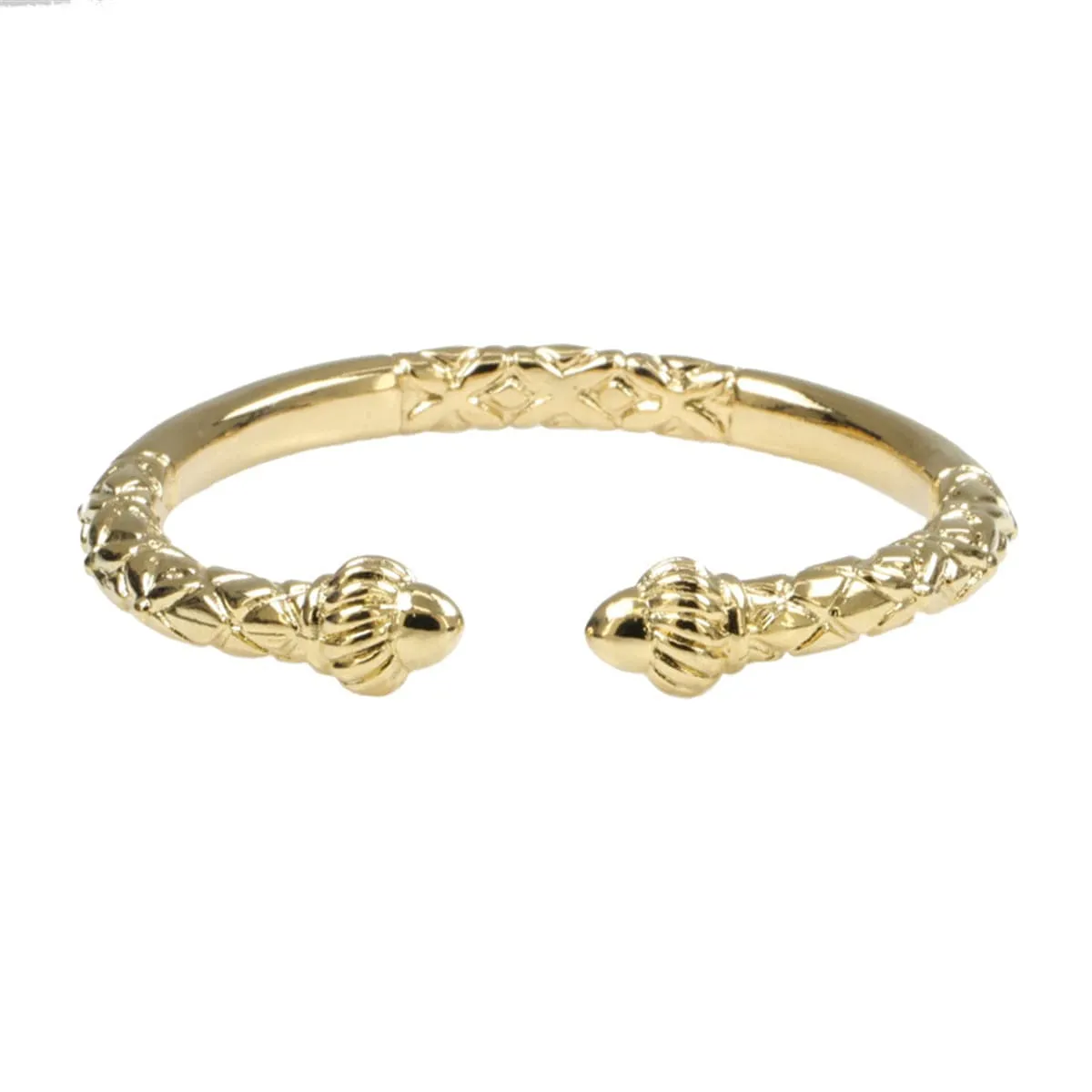18K Gold-Plated Pumpkin Cuff