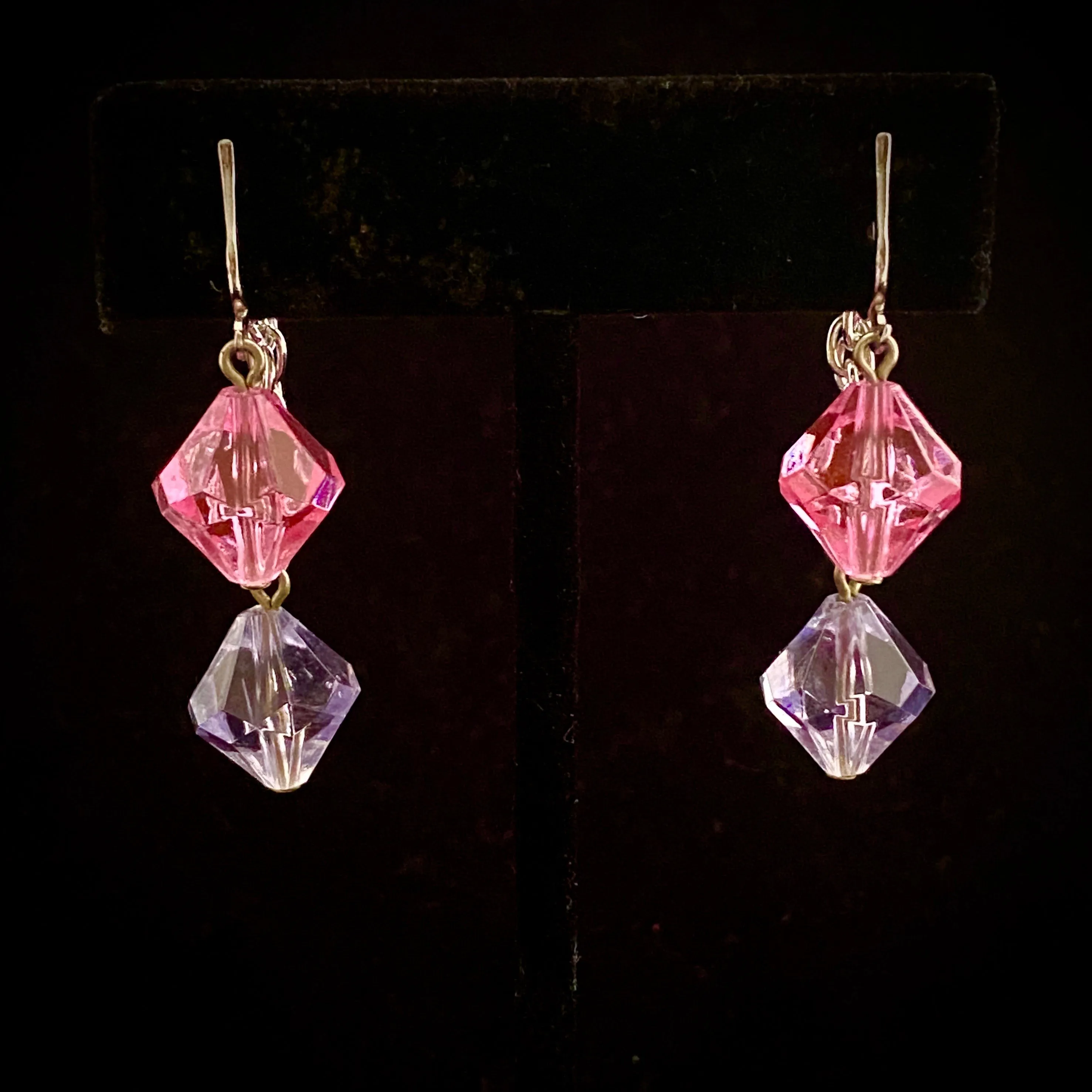 1971 Sarah Coventry Pastel Glo Earrings