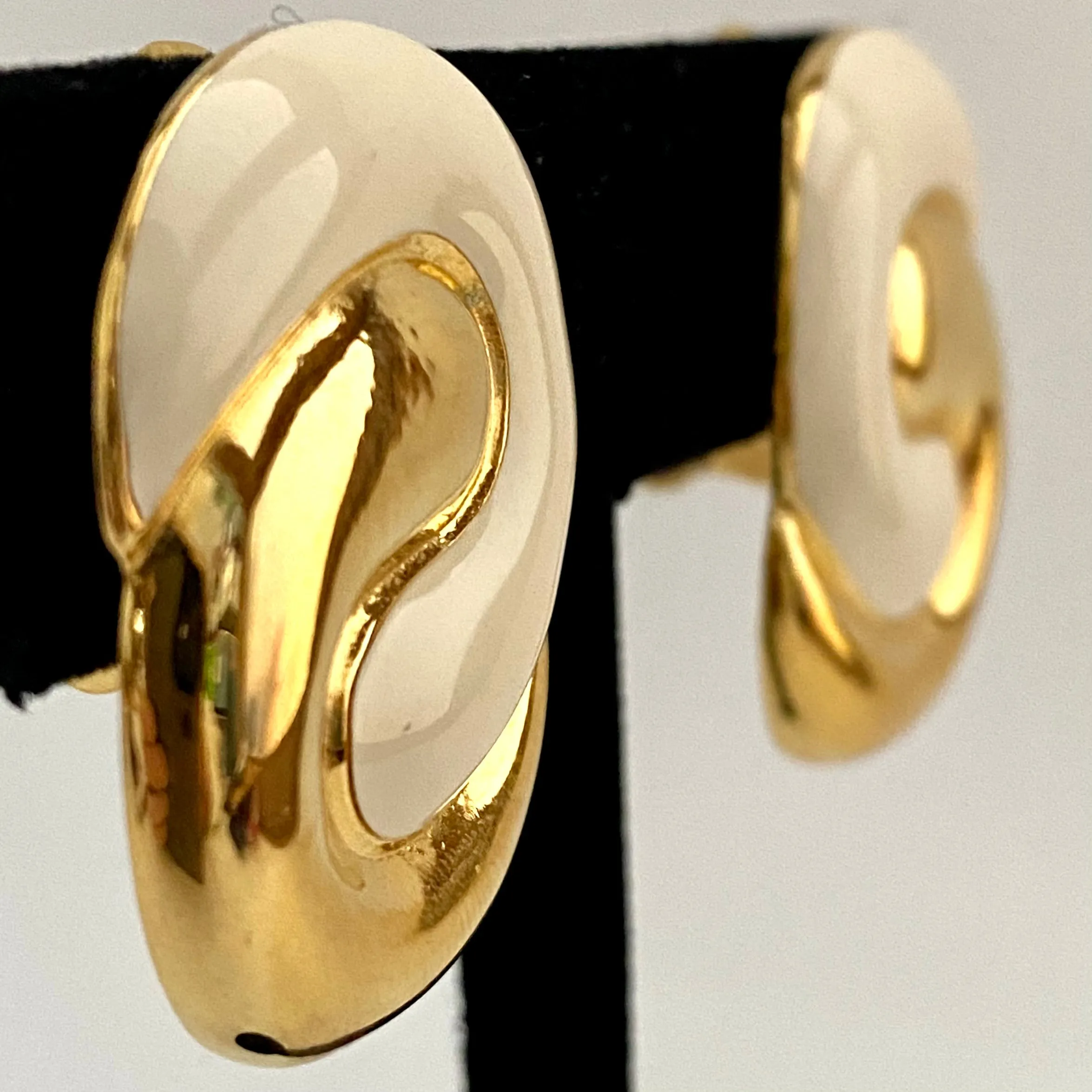 1980s Monet Clip Earrings