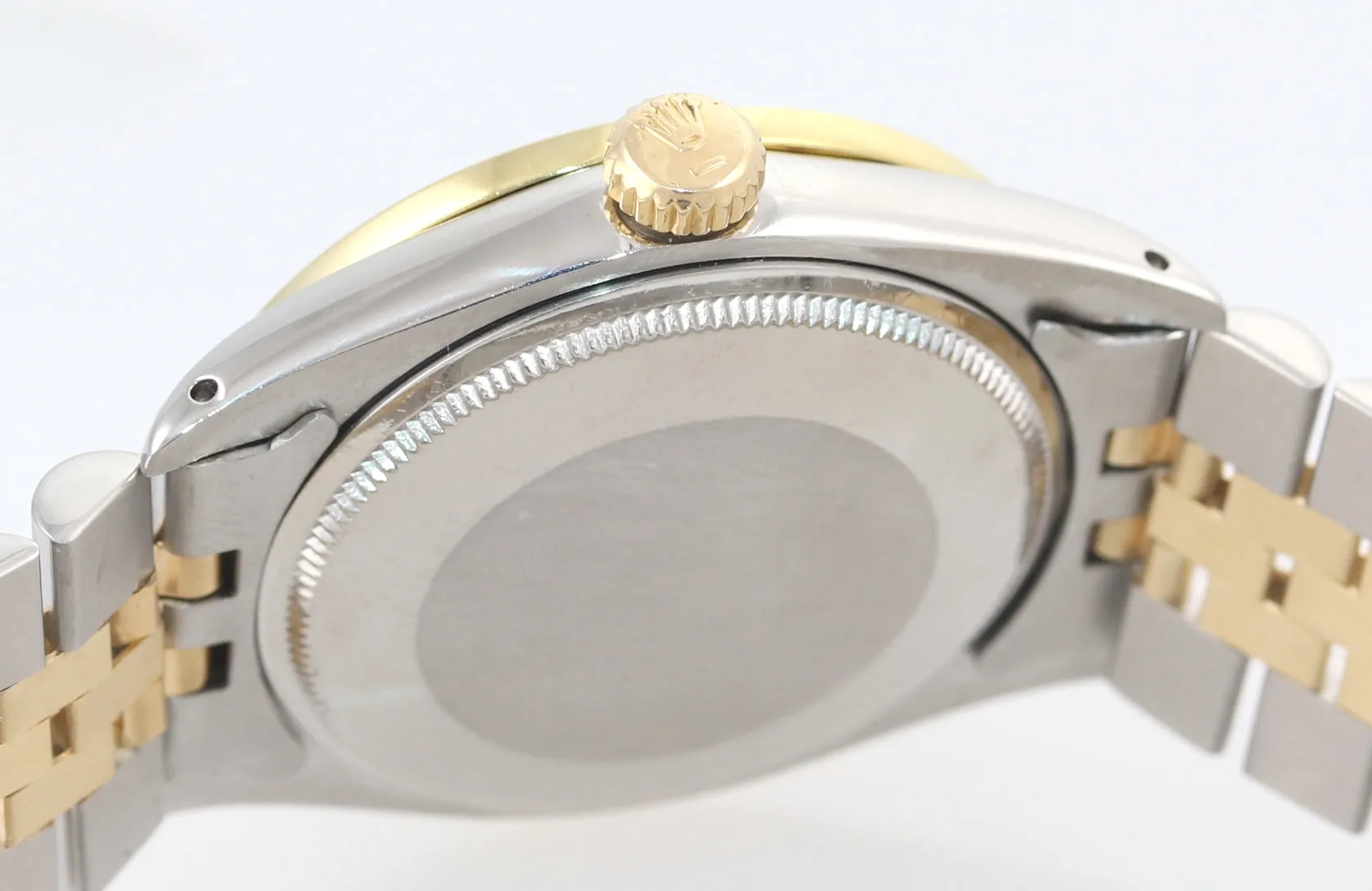 2019 SERVICE Rolex Date 15000 MOP Diamond two tone Gold Bezel 34mm Jubilee