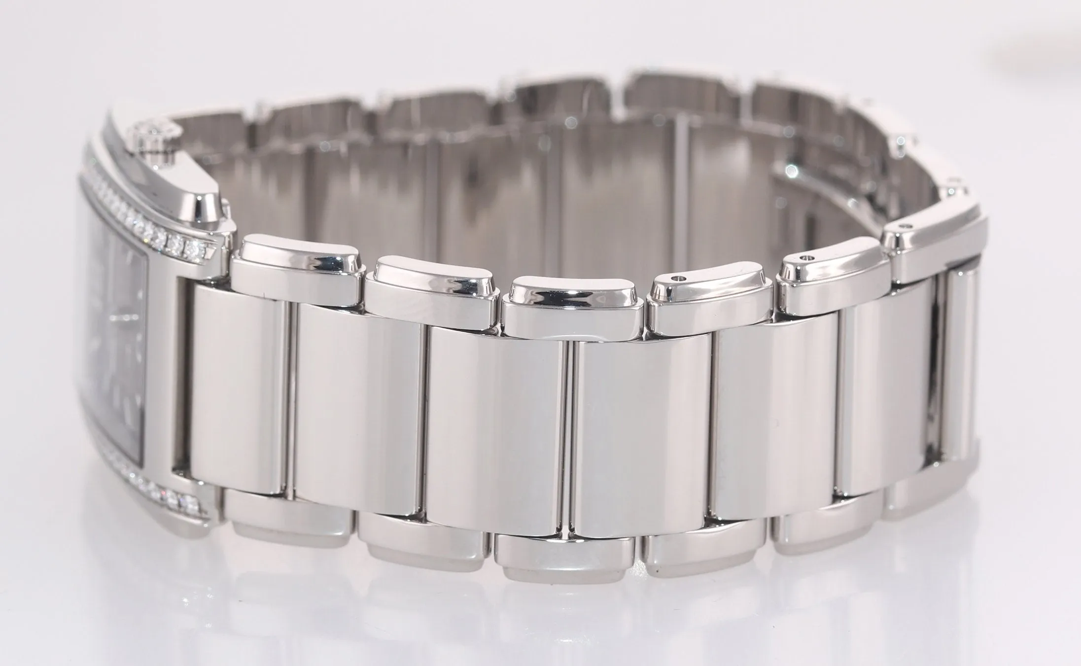 2021 PAPERS Ladies Patek Philippe 24 Steel Gray Diamond 4910/10A-010 Watch