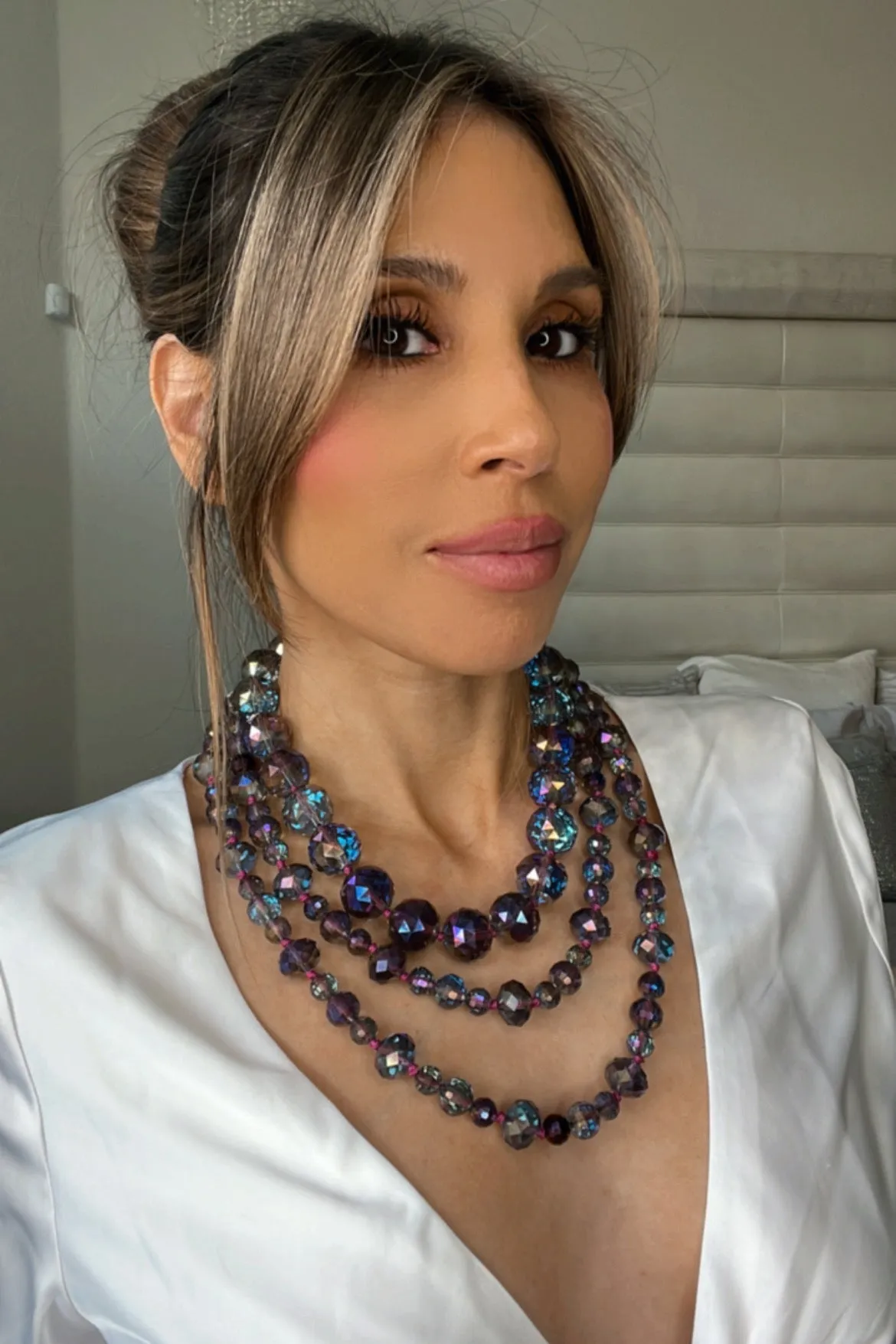 20mm Crystal Sphere Short Necklace