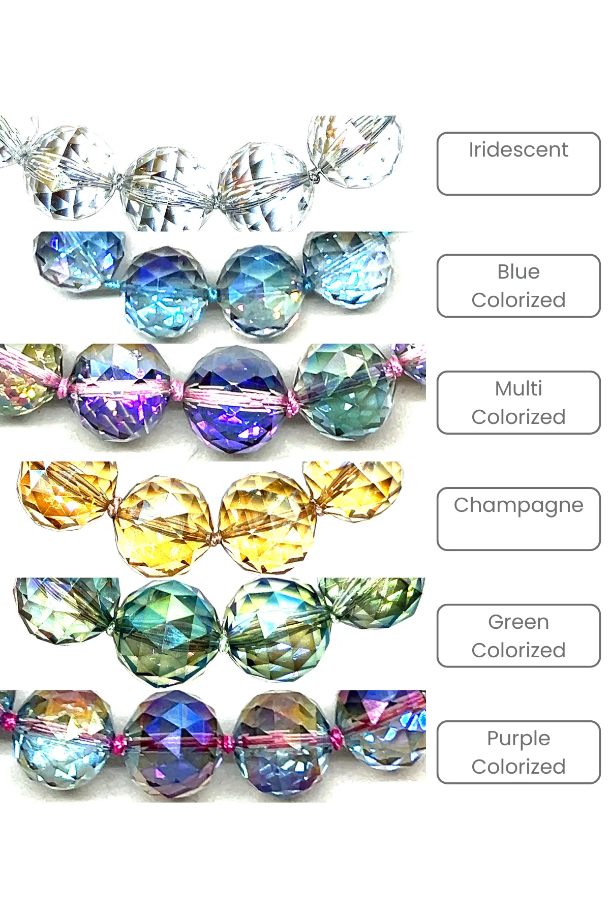 20mm Crystal Sphere Short Necklace