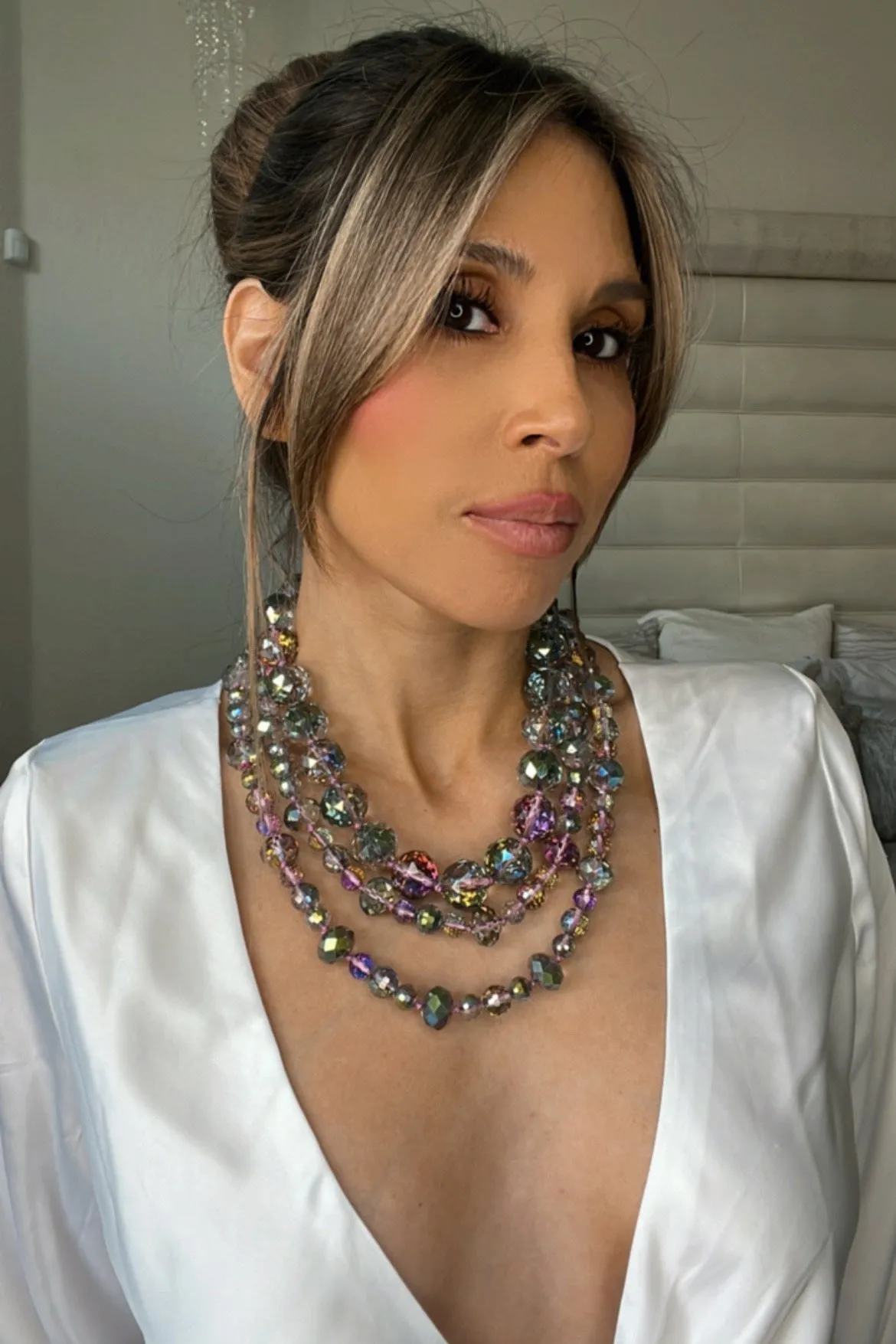 20mm Crystal Sphere Short Necklace
