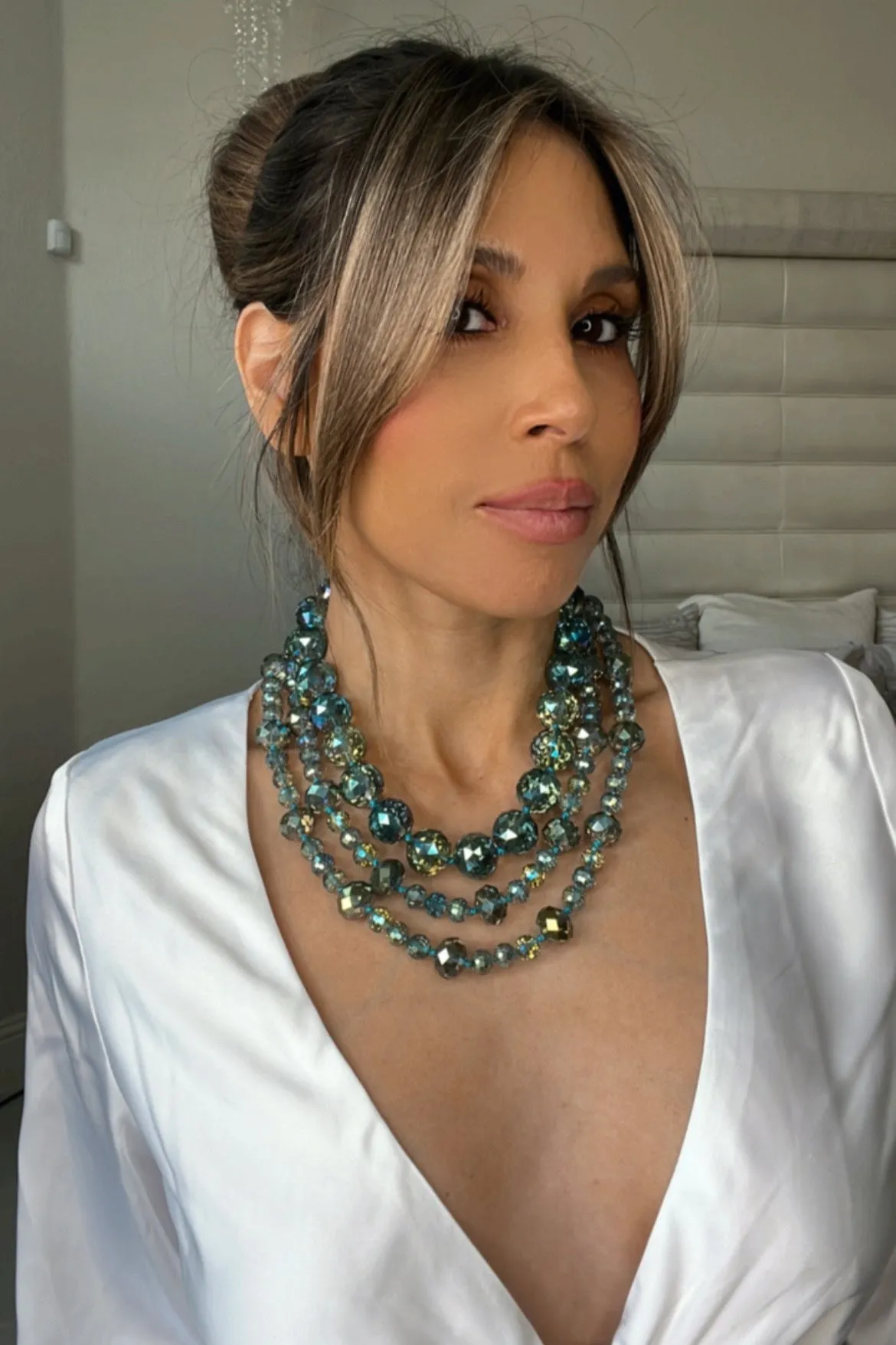 20mm Crystal Sphere Short Necklace