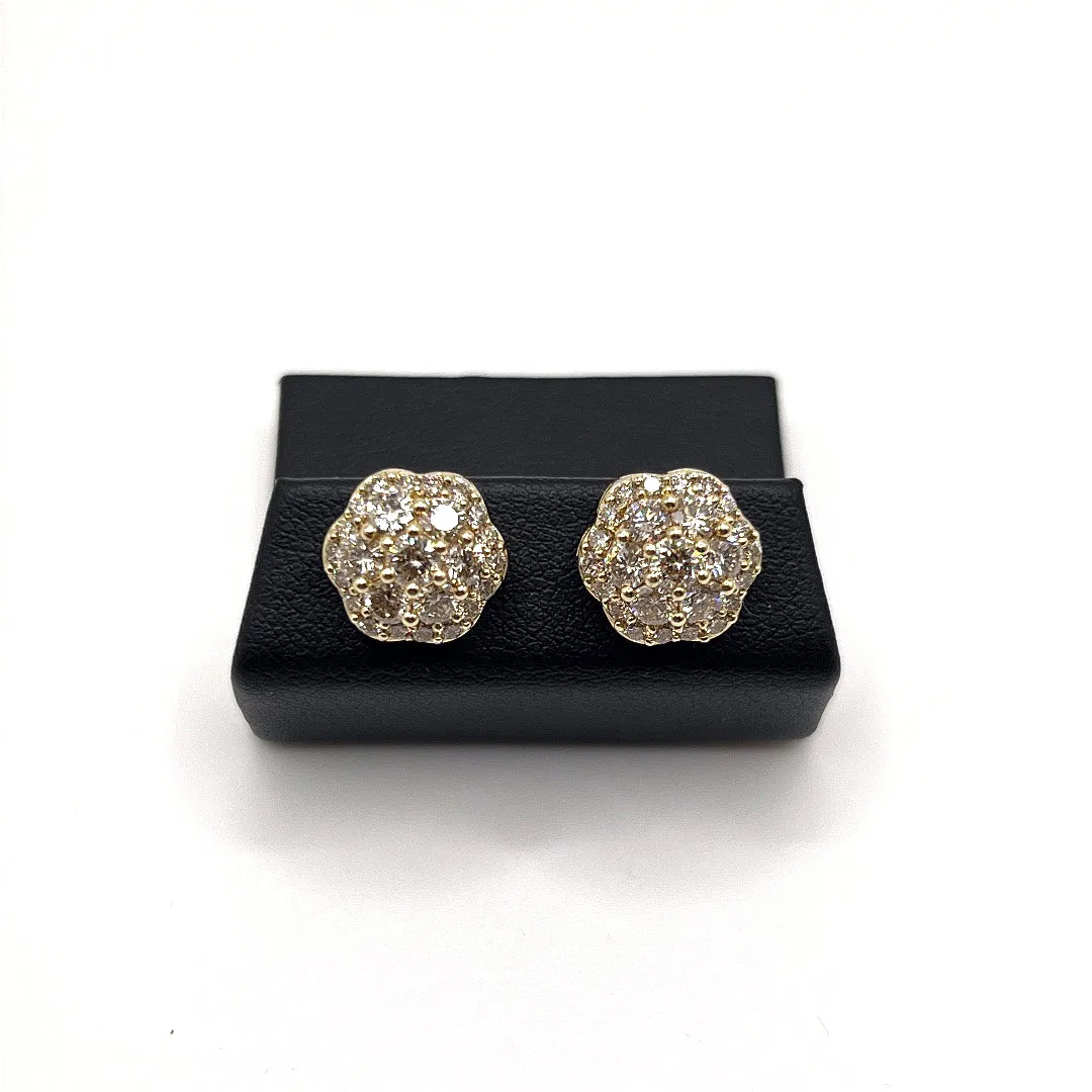 2.10CT DIAMOND EARRINGS