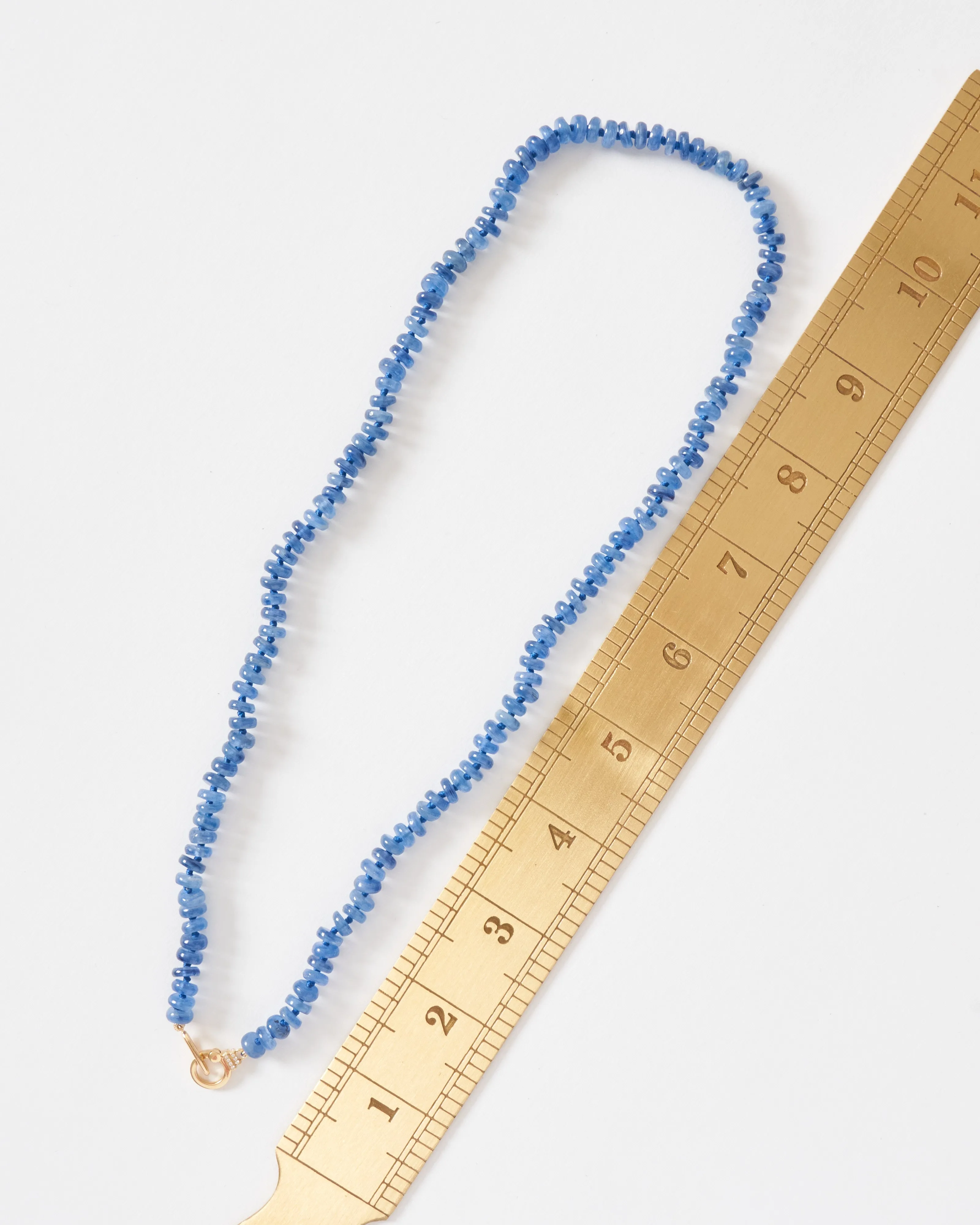 22" beaded necklace with clasp