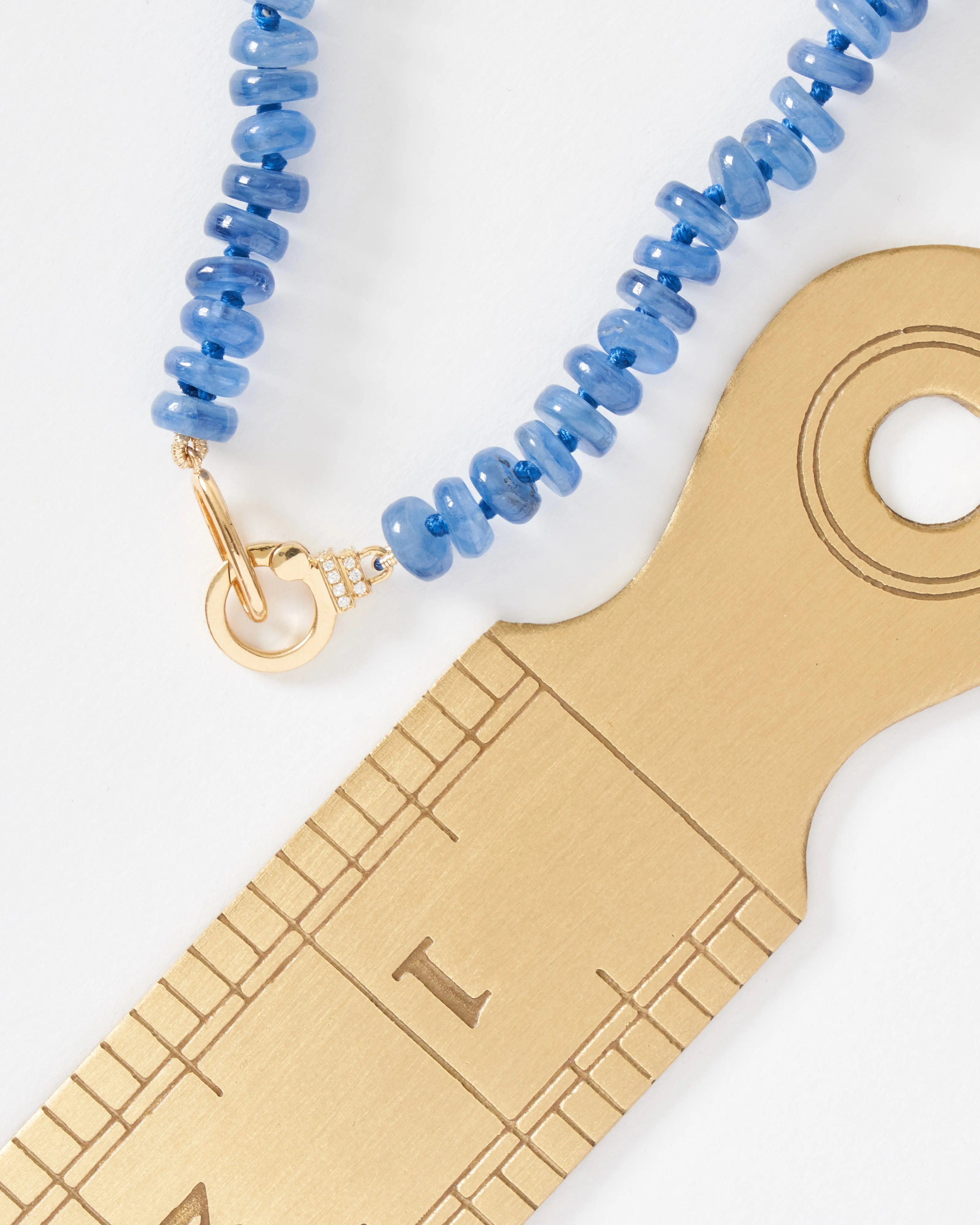 22" beaded necklace with clasp