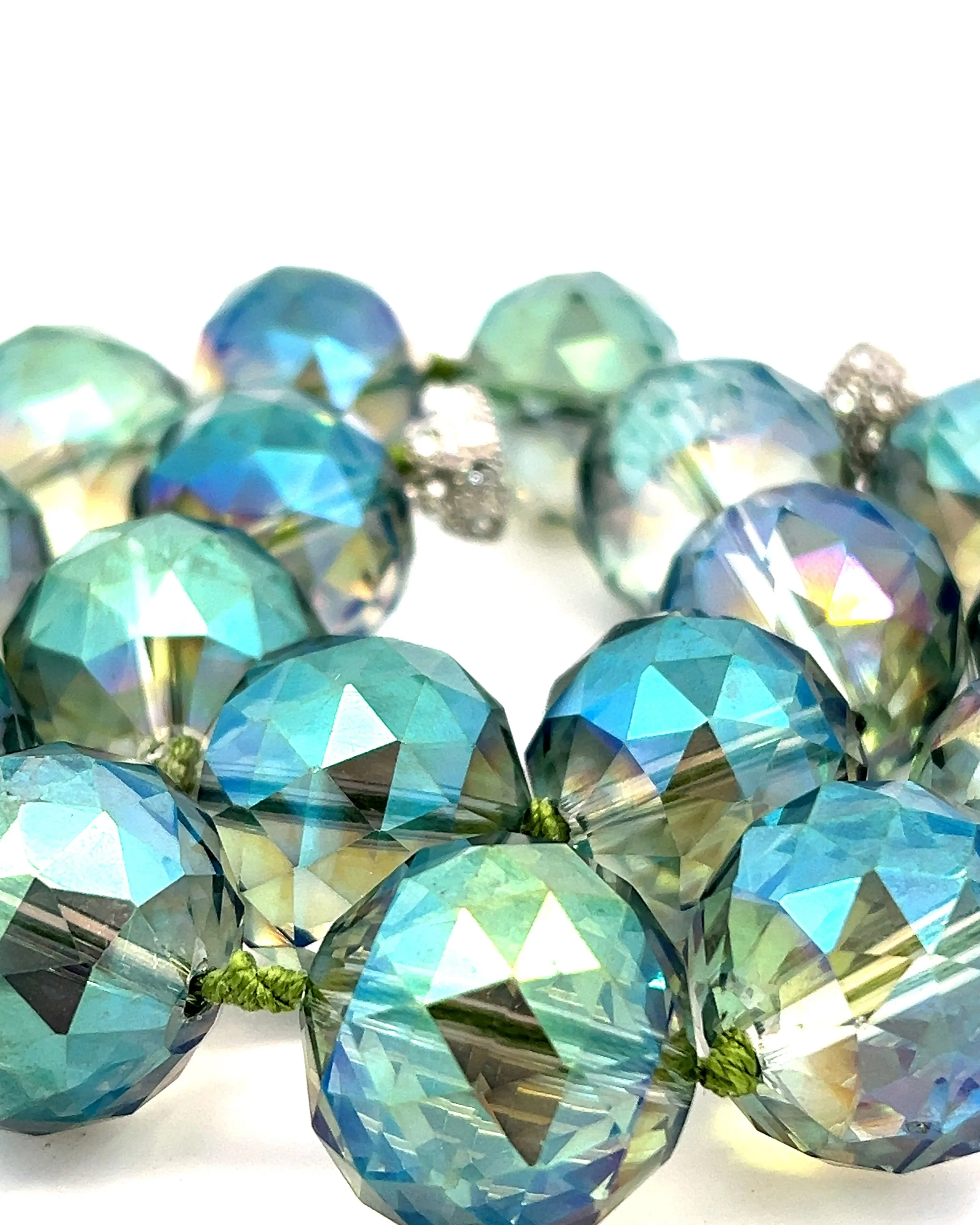 24mm Crystal Sphere Short Necklace