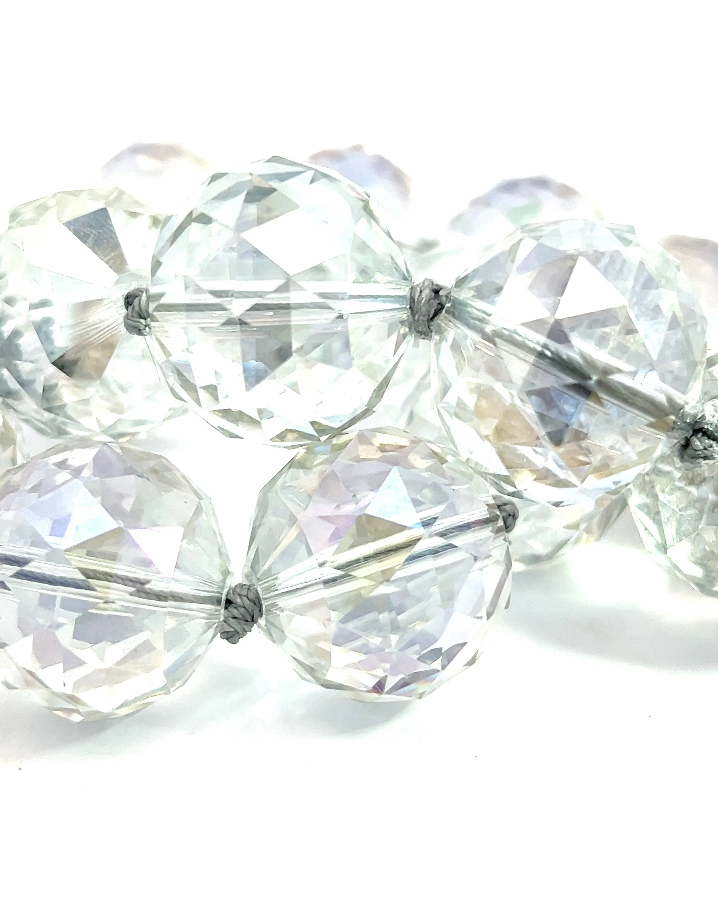 24mm Crystal Sphere Short Necklace