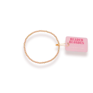 3mm Gold Beaded Bracelet (Kids Size)