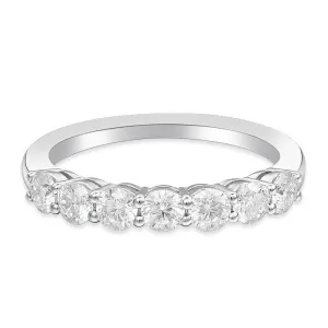 3mm Round Cut Diamond Eternity Wedding Band