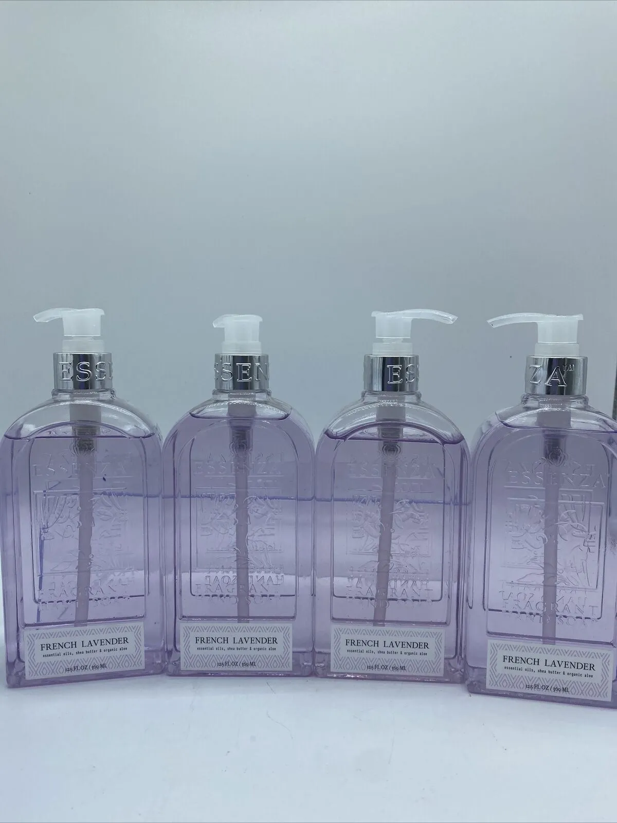 (4) Essenza Luxury Hand Soap French Lavender 12.5 fl oz