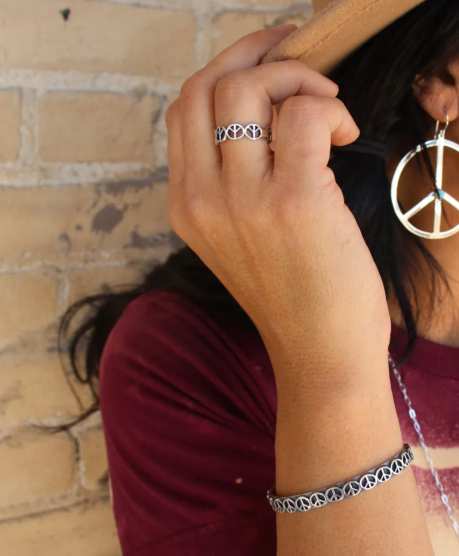 5105  PEACE ETERNITY RINGS