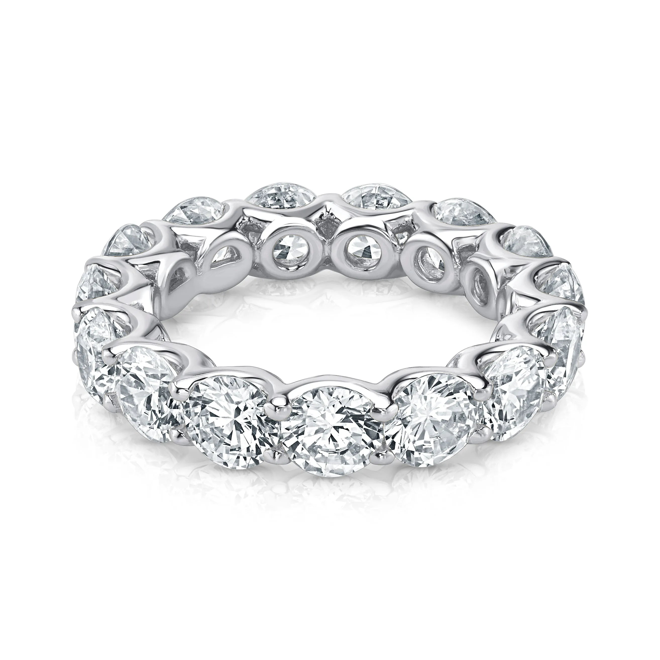 5MM ROUND ETERNITY RING, SILVER