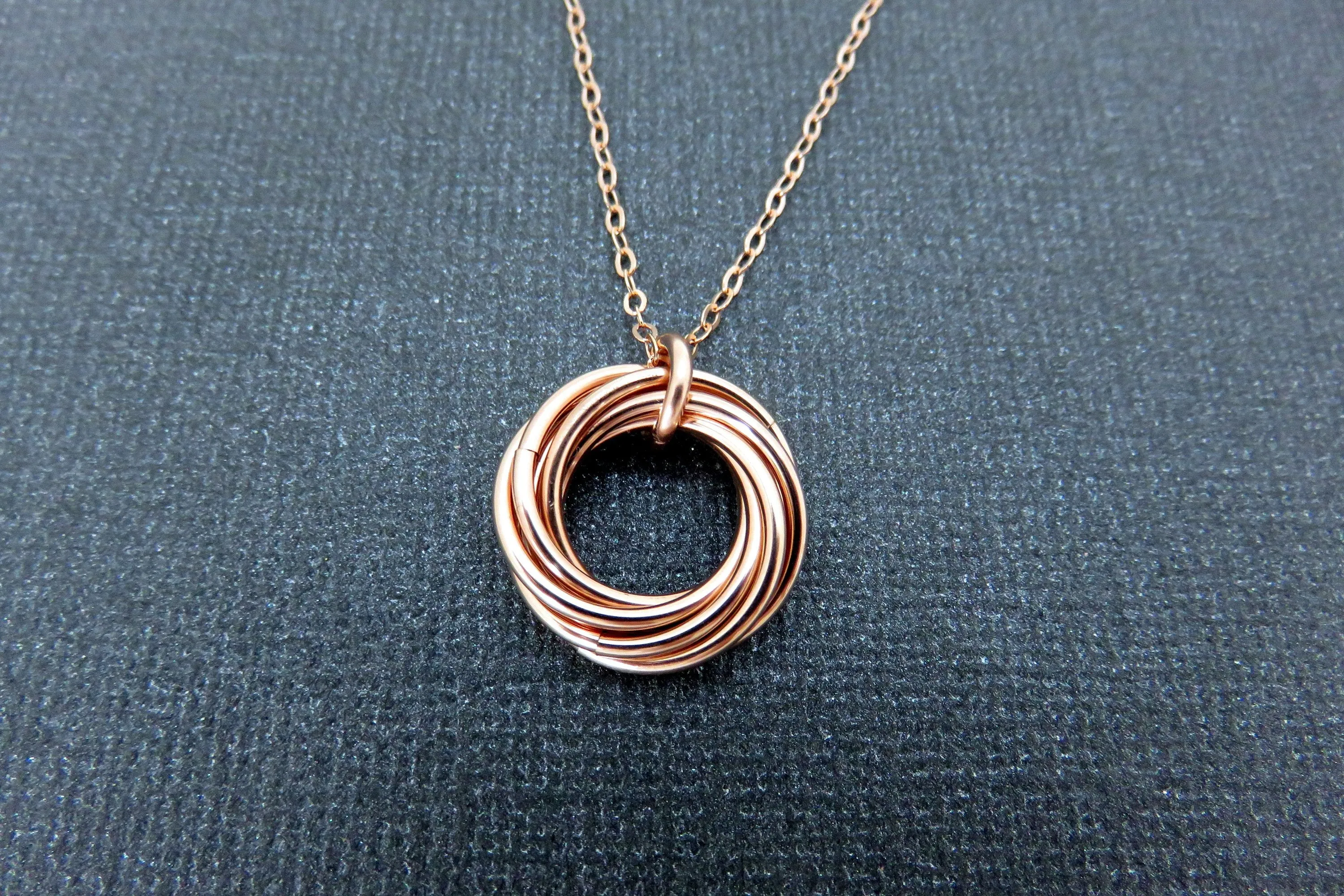 70th Birthday Gift for Women | Rose Gold Necklace | 70th Birthday Gifts