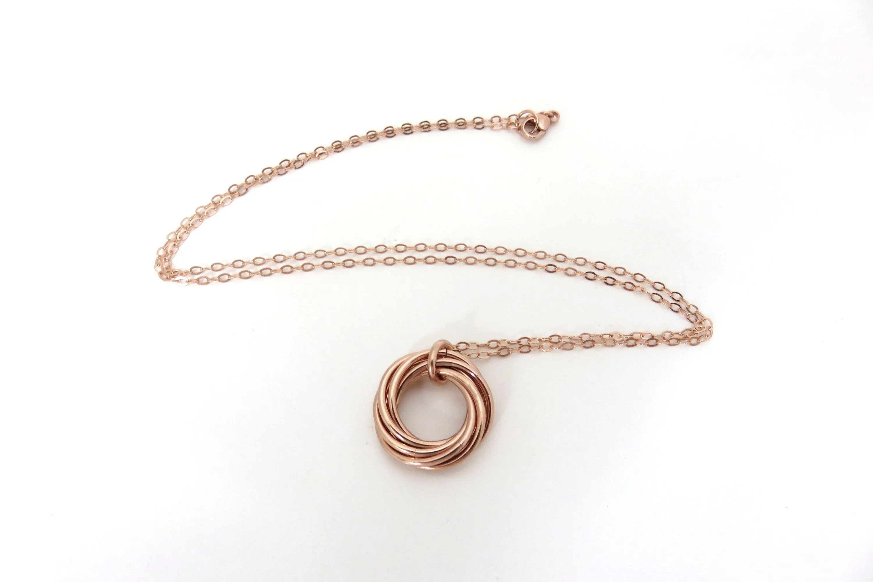 70th Birthday Gift for Women | Rose Gold Necklace | 70th Birthday Gifts