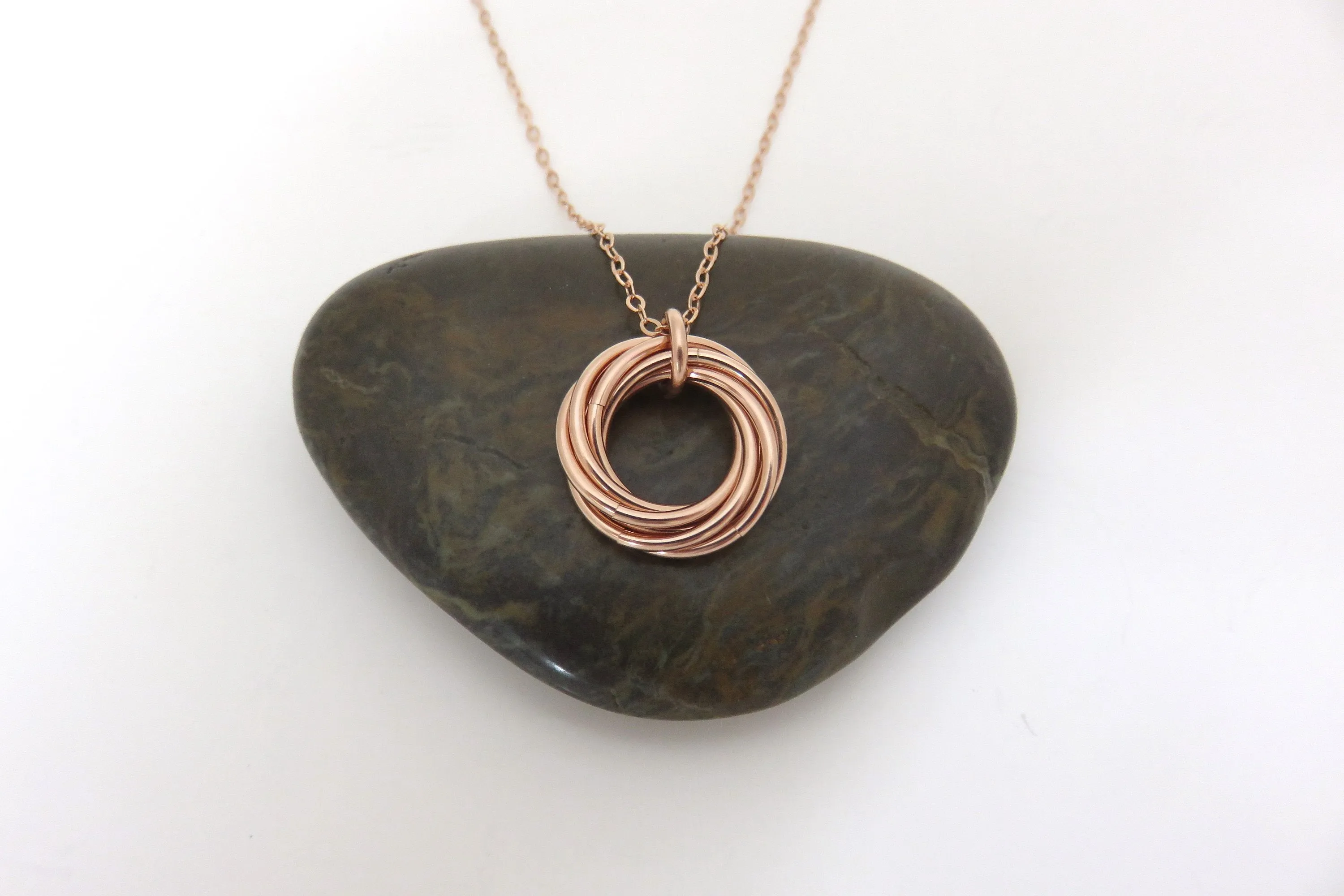 70th Birthday Gift for Women | Rose Gold Necklace | 70th Birthday Gifts