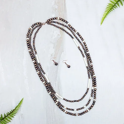 72659 - Squash Blossom Necklace - Copper
