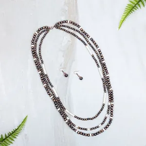 72659 - Squash Blossom Necklace - Copper