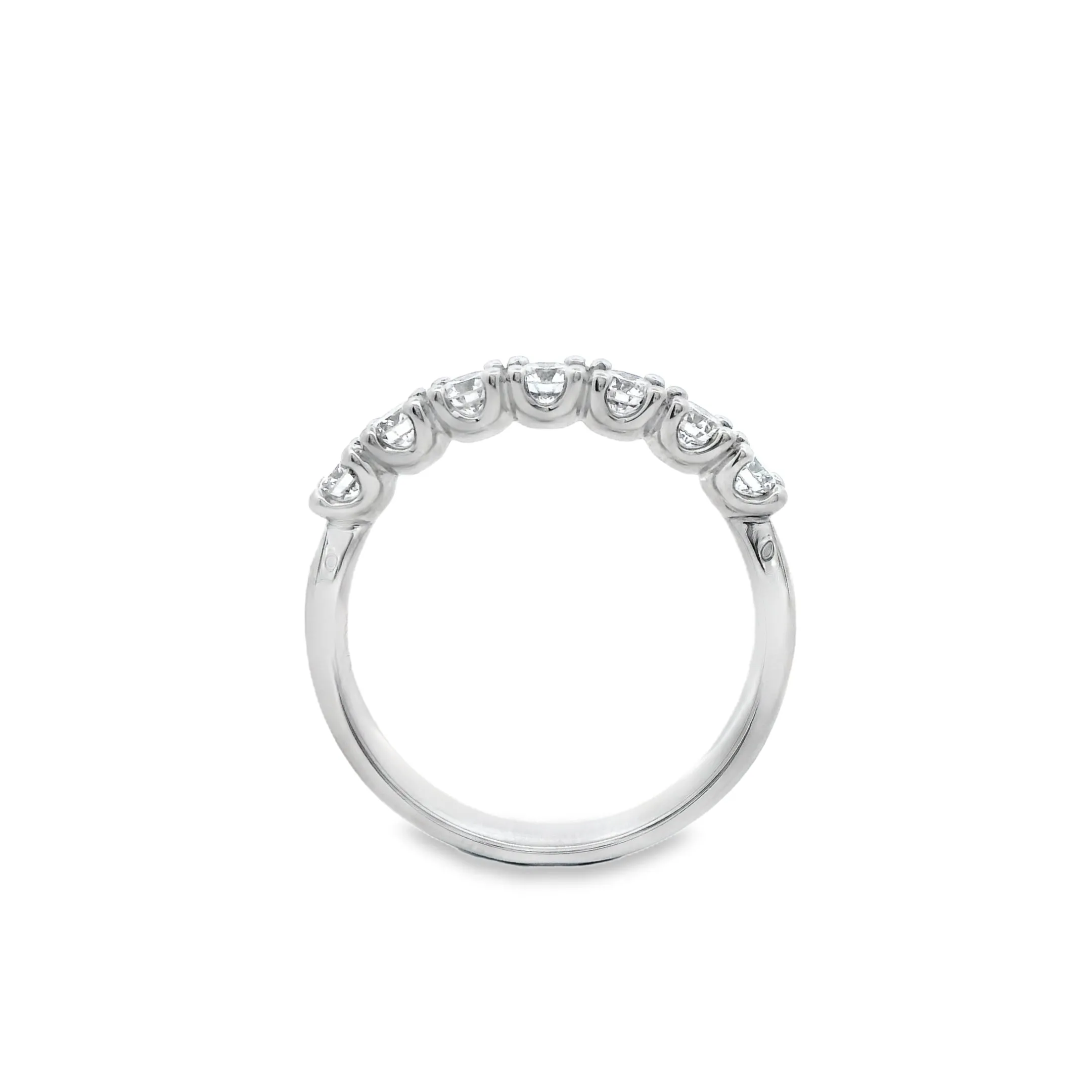 9ct White Gold Round Brilliant Lab Grown Diamonds Eternity Ring TDW=0.70ct R-00078