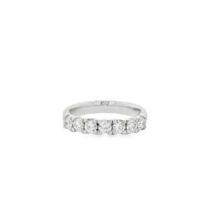 9ct White Gold Round Brilliant Lab Grown Diamonds Eternity Ring TDW=0.70ct R-00078