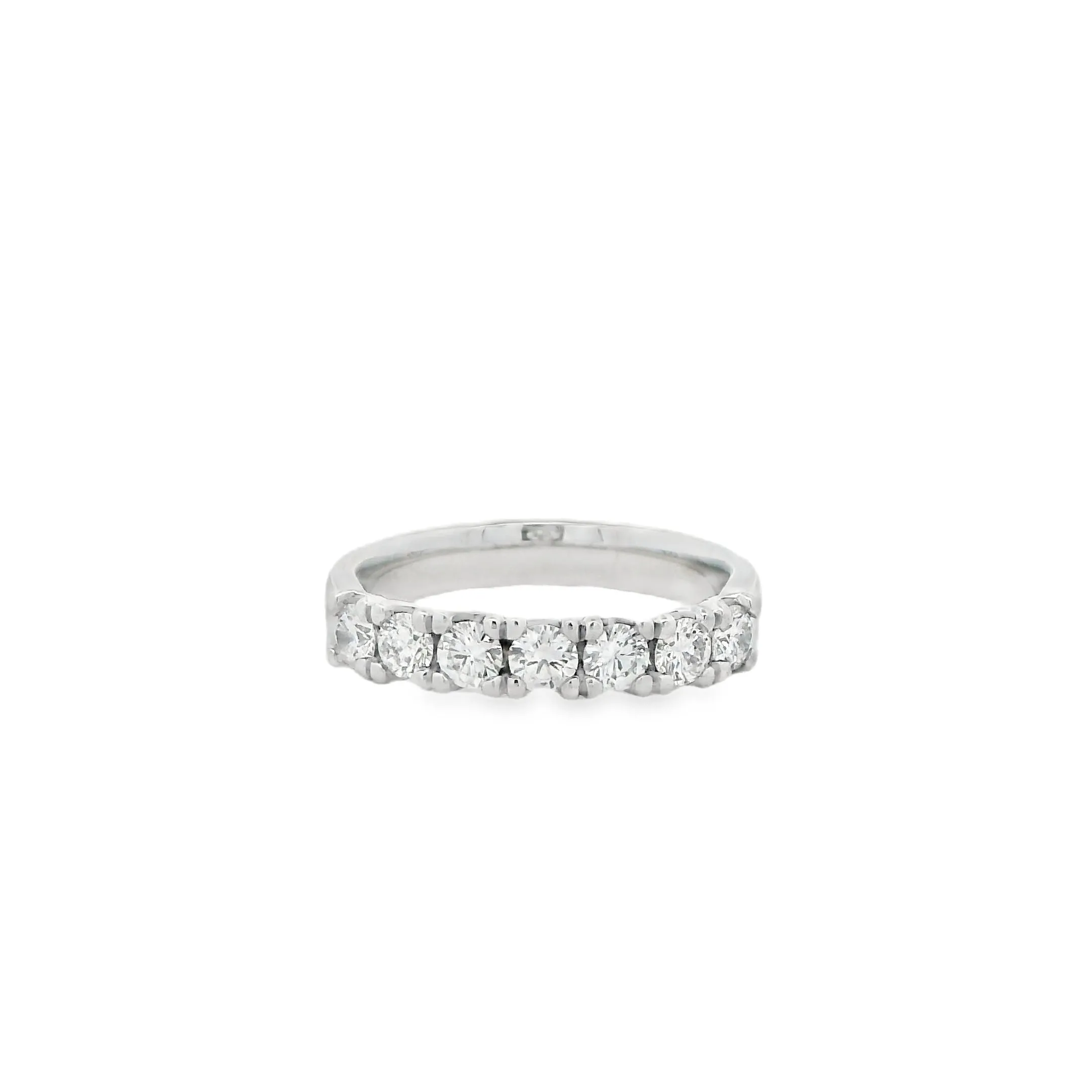9ct White Gold Round Brilliant Lab Grown Diamonds Eternity Ring TDW=0.70ct R-00078