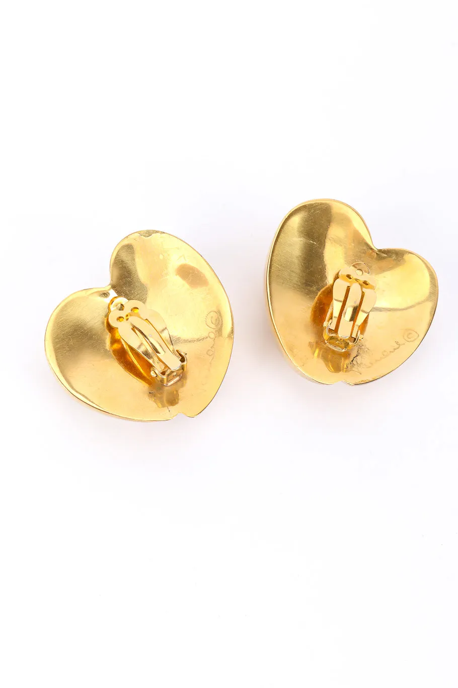 Abstract Heart Earrings