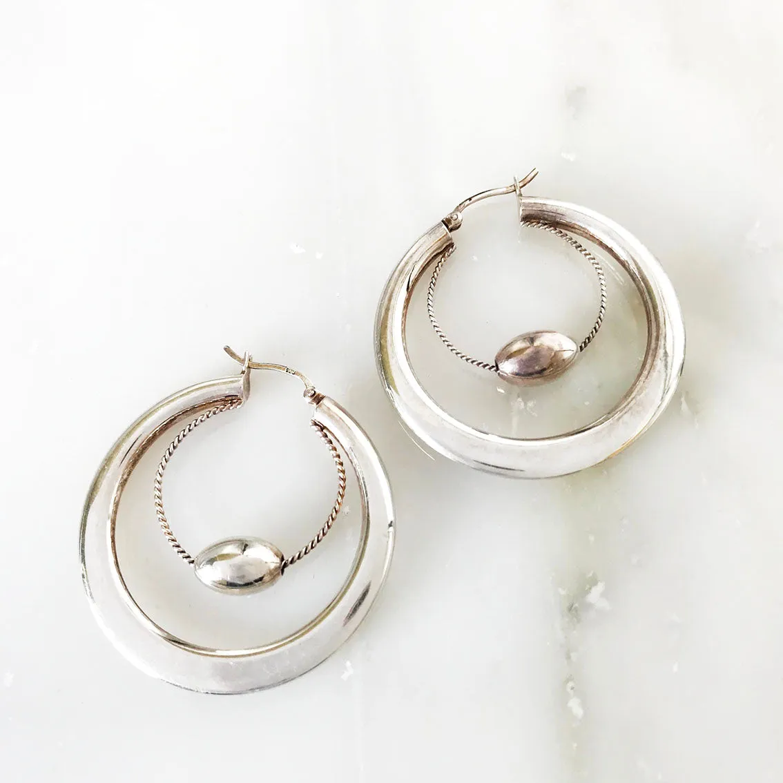 Alice Vintage Double Hoop Earrings