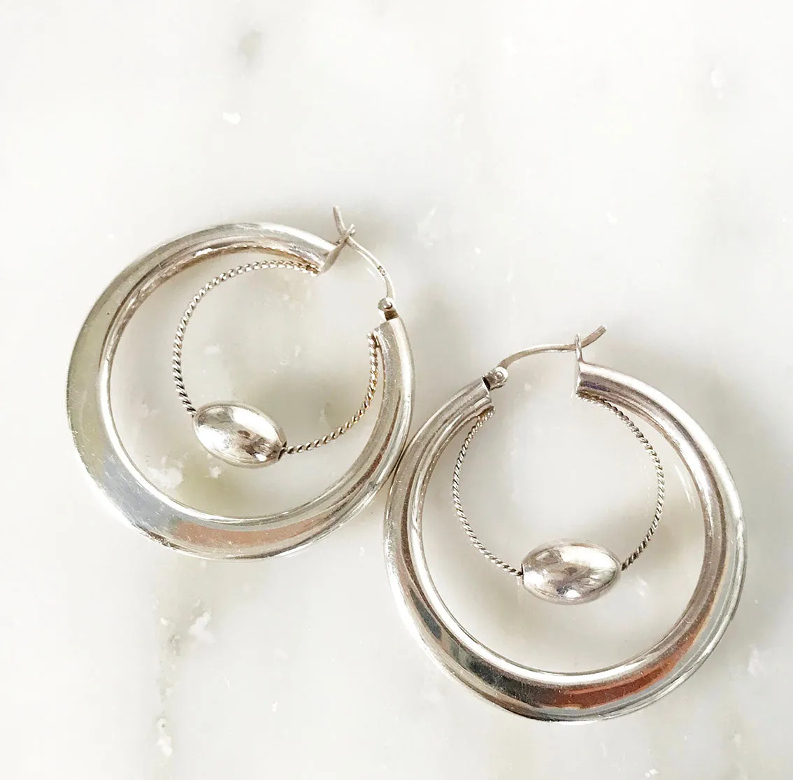Alice Vintage Double Hoop Earrings