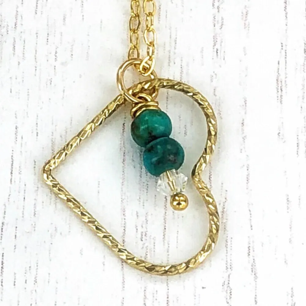 Always in My Heart {Rose Gold & Gold or Silver & turquoise}