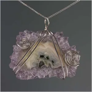 Amethyst Stalactite Necklace