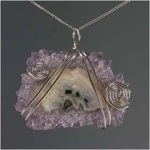 Amethyst Stalactite Necklace