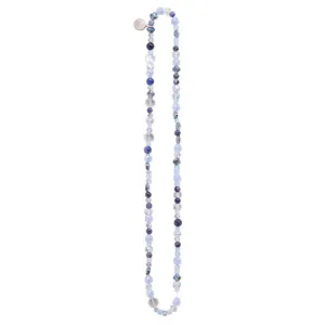 &LIVY Blue Sodalite Multi-Beaded Stretch Necklace